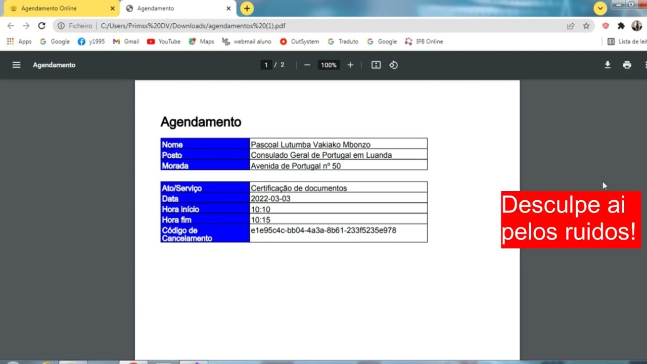 consulado de portugal em mocambique agendamento online